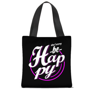 Tas Tote Fullprint DO NOT WORRY BE HAPPY