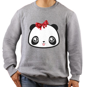 Jaket Sweater Panda Berpita