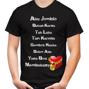 Kaos Tulisan Jomblo