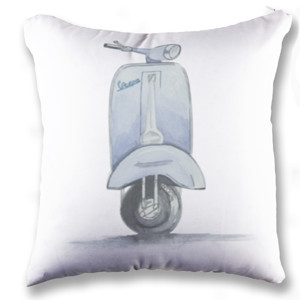 Bantal Vespa watercolour #1