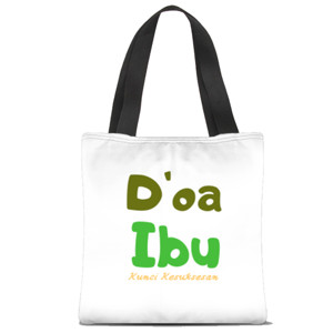 Tas Tote Fullprint Tas Doa Ibu