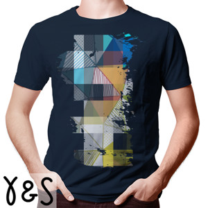 Kaos Kaos Abstract Segitiga Pixel