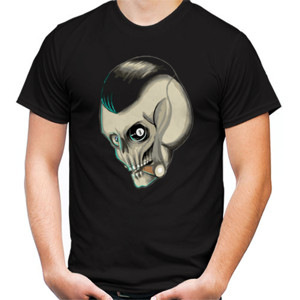 Kaos Cool Hair Skull