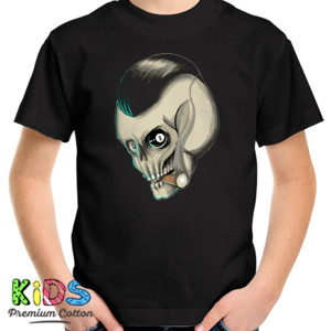Kaos Cool Hair Skull