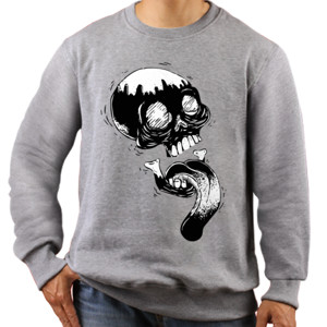 Jaket Sweater Bad Skull