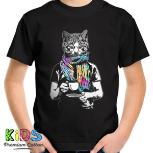 Kaos Coffee Cat