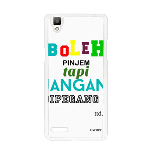 Boleh pinjem tapi jangan dipegang Casing HP