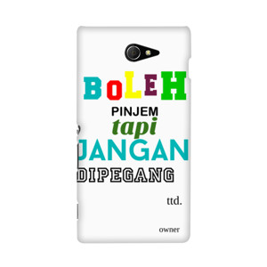 Boleh pinjem tapi jangan dipegang Casing HP