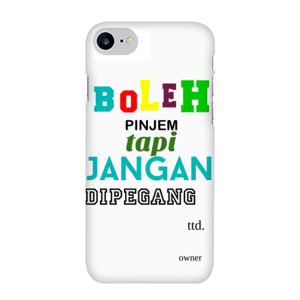 Boleh pinjem tapi jangan dipegang Casing HP