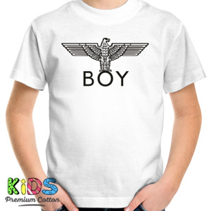 Kaos Kaos Boy London Eagle Putih 2