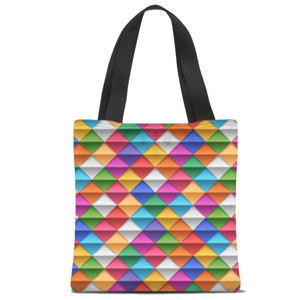 Tas Tote Fullprint Origami