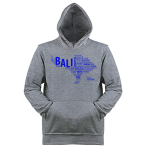 Jaket Hoodie Bali Map
