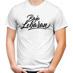 Kaos Baju Lebaran Putih