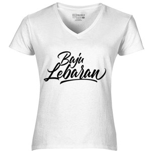 Kaos Baju Lebaran Putih