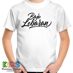 Kaos Baju Lebaran Putih