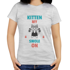 Kaos Round Neck Shirt - Gym Kitten