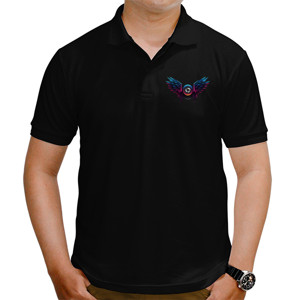 Kaos Polo Polo Drone Logo