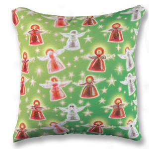 Bantal Malaikat natal pattern