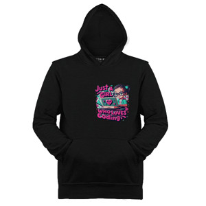 Jaket Hoodie coding girl