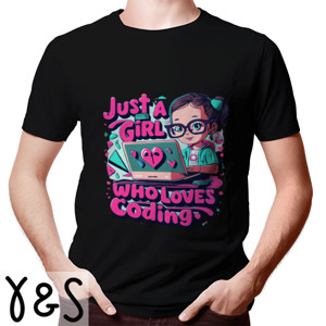 Kaos coding girl