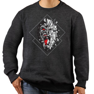 Jaket Sweater Kong Face