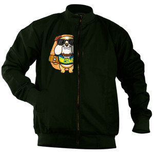 Jaket Bomber Awesome Dog