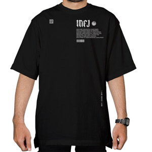 Kaos Oversize INFJ Black Oversized Tee