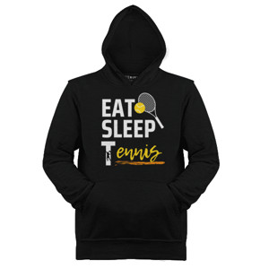 Jaket Hoodie KAOS TSHIRT - EAT SLEEP TENNIS