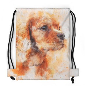 Tas Serut Fullprint Anjing yang penurut