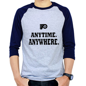 Kaos Raglan anytime anywhere 1