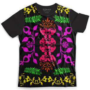 Kaos Fullprint Batik Digital Motif Flora