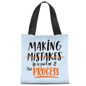 Tas Tote Fullprint Tote Bag Kata-kata English