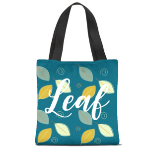 Tas Tote Fullprint Leaf