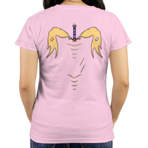 Kaos Desain sobek dan pedang