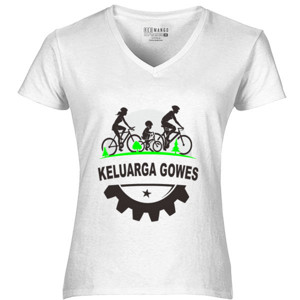 Kaos Kaos Sepeda Keluarga Gowes