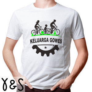 Kaos Kaos Sepeda Keluarga Gowes