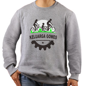 Jaket Sweater Kaos Sepeda Keluarga Gowes