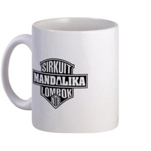 Mug Sirkuit Mandalika Lombok NTB Badge BW