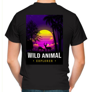 Kaos Wild Animal Explore Retro Style