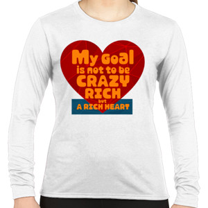 Kaos My Goal is not to be CRAZY RICH but a RICH HEART