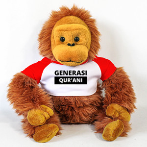 Boneka Orang Utan Generasi Qurani Black