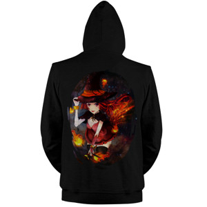 Jaket Hoodie Kukimerch Fire Witch