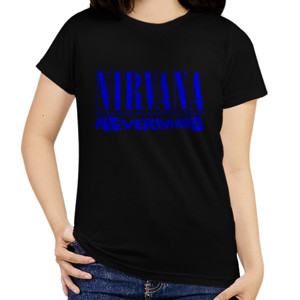 Kaos KAOS NIRVANA WARNA GELAP