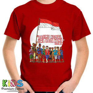 Kaos BAGIMU NEGERI, JIWA RAGA KAMI - 003