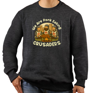Jaket Sweater Pork Eating Crusaders