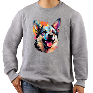 Jaket Sweater Kaos Gambar Anjing 078