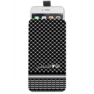 Sarung HP Pouch keffiyeh Hitam RG0040