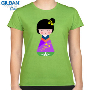 Kaos Japan Girl Caricature 2