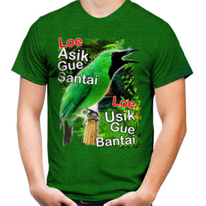 Kaos Burung Cucak Ijo