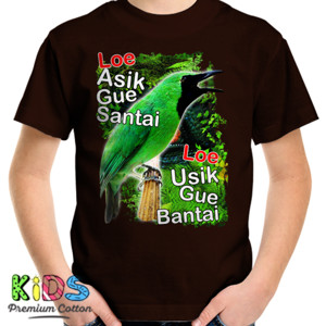 Kaos Burung Cucak Ijo
